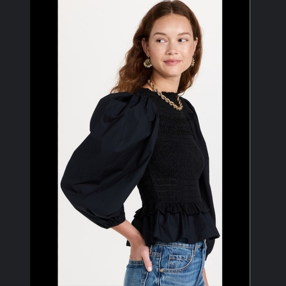 Ulla Johnson Tops - NWT Ulla Johnson Amelia blouse in noir